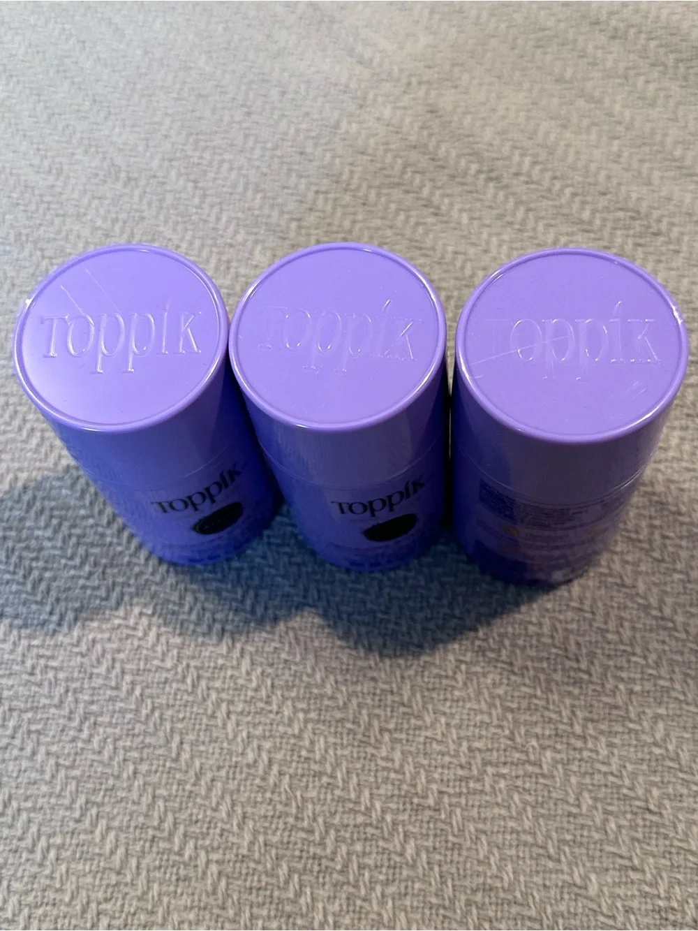 Toppik Hair Filler Volumizing Micro-Fibers - Black. Pack of 3. (.42 oz each)